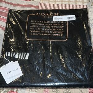 NWT Coach Cashmere scarf
